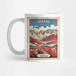 Idaho United States of America Tourism Vintage Poster Mug